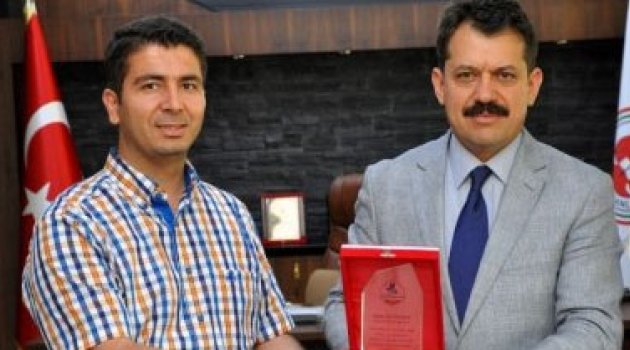 Sosyal Bilimler Lisesi’nden Başsavcı Yeldan’a teşekkür plaketi
