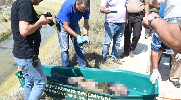 Sulama kanalında ceset bulundu