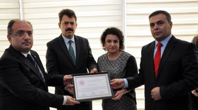 "Süper Katibe" Başarı Belgesi