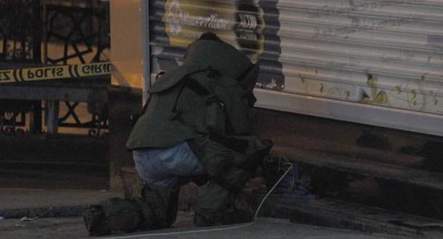 Şüpheli paketten çöp çıktı