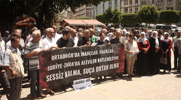 Suriye’deki katliam iddialarına Aleviler’den tepki