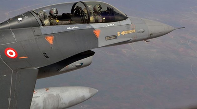 Suriye sınırında 12 F-16 devriye uçuşu yaptı
