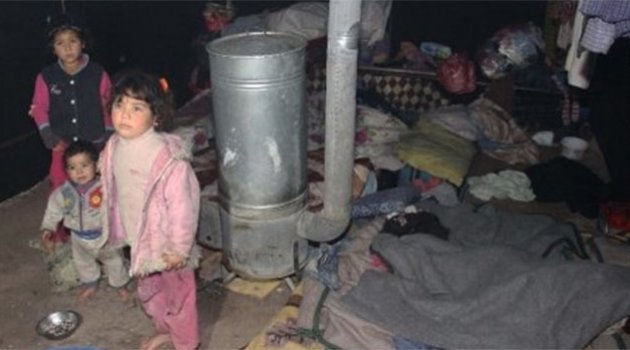 Suriyeli Sığınmacılar Yeni Yıla Çadırda Girdi