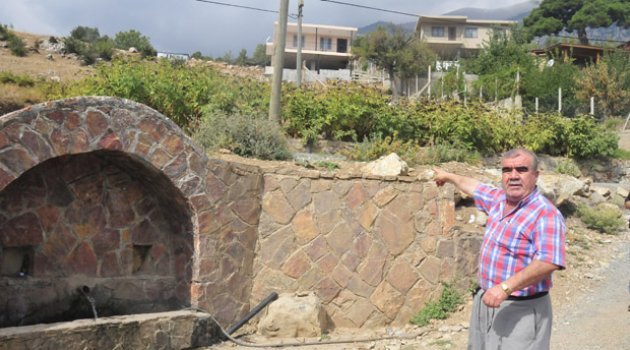 Suyun gözüne inşaat diktiler