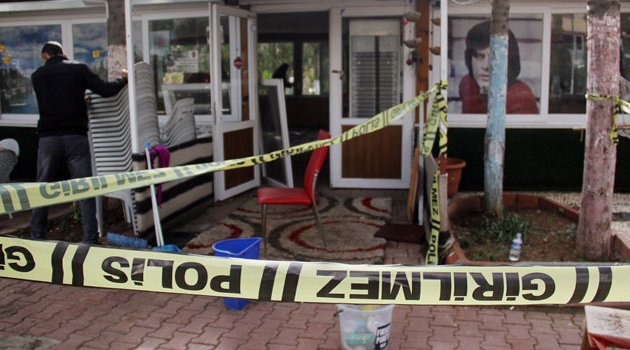 Tahliye edilen iş yerine kurşun yağdırdı