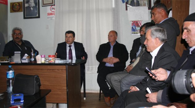 Tanrıöver’e mahalle muhtarlarından destek