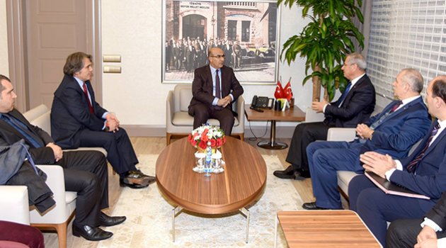Tarım Bakanlığı heyeti Vali Demirtaş’ı ziyaret etti