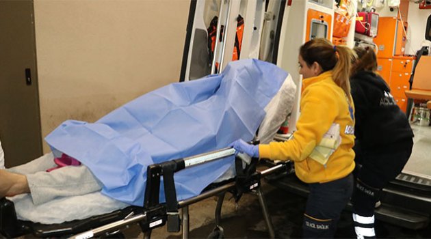 Tartıştığı kocasını bıçakladı
