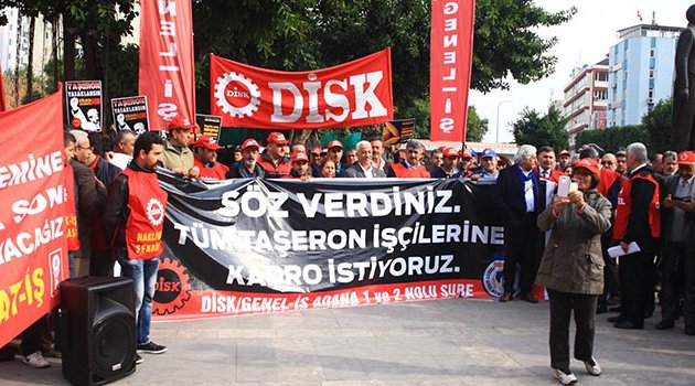 Taşeron işçiler kadro istiyor