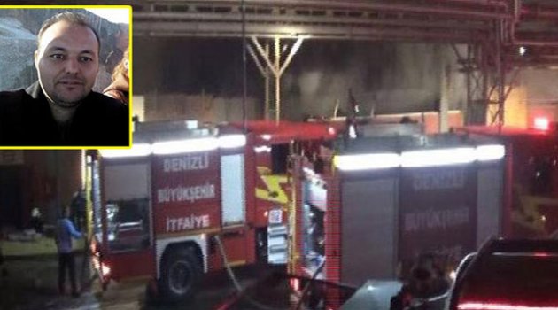 Tekstil fabrikasında yangın 1 işçi öldü