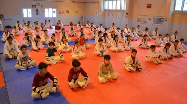 Tekvando teşvik müsabakalarına 125 sporcu katıldı