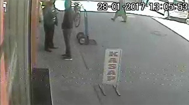 Telefon dolandırıcılığı kamerada
