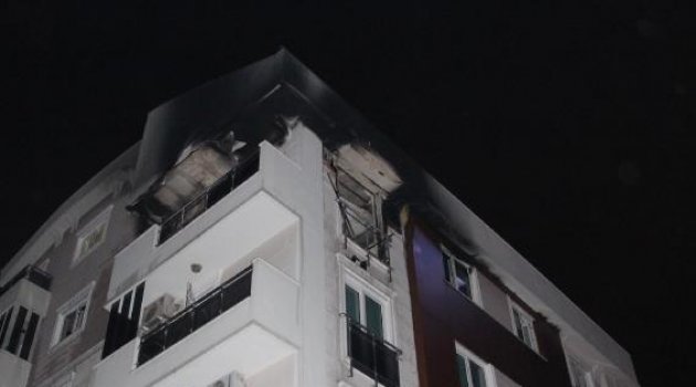 Temizlikçi kadın evi yaktı