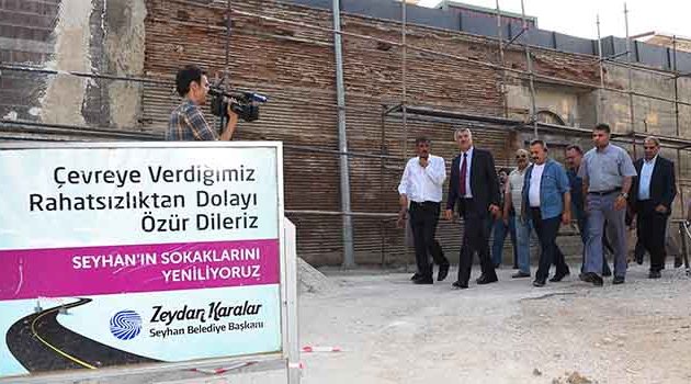 Tepebağ sokakları yenileniyor