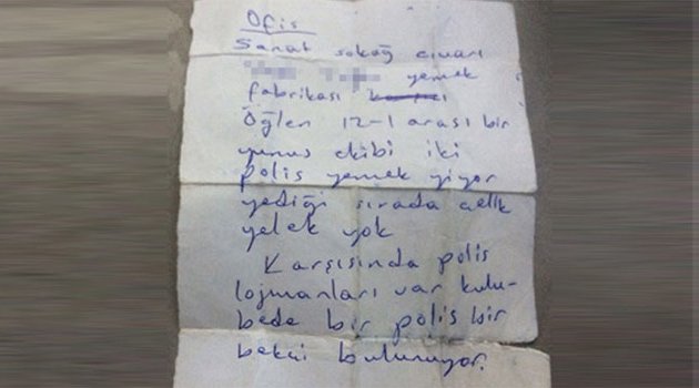 Teröristlerin üzerinden suikast planı çıktı