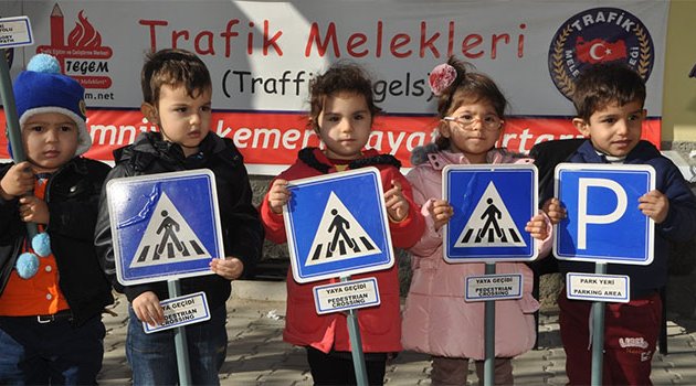 Trafik canavarı değil, trafik meleği olacaklar