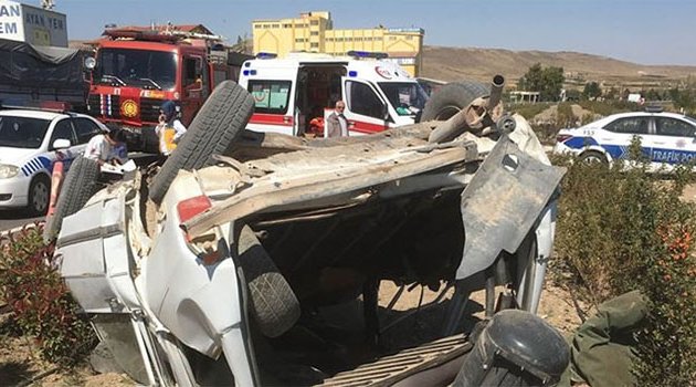Trafik kazası: 3 yaralı