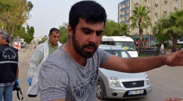 Trafikte yol istediği aracın sürücüsü burnunu kırdı