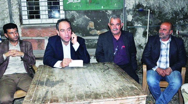 Tümer, hortum mağduru Kesik Köyü’nde