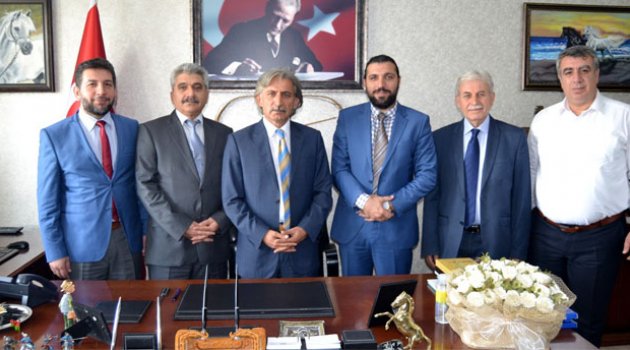 TÜMSİAD’dan kaymakam Genel’e ziyaret