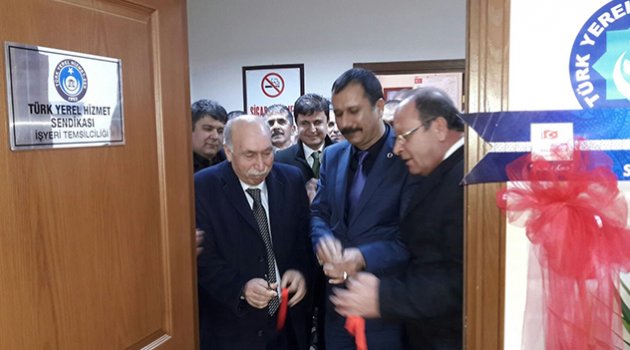 Türk Yerel Hizmetler Sendikası ASKİ Temsilciliği Açıldı