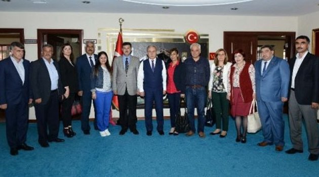 Türkiye Muhtarlar Konfederasyonu’ndan Vali Büyük’e Ziyaret
