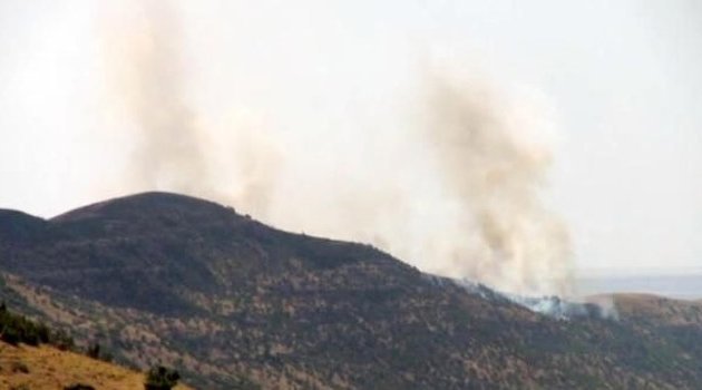Türkiye'ye geçmeye çalışan PKK'lılara bomba yağdı