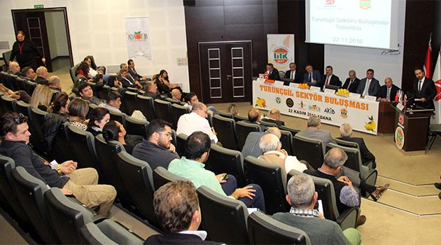 Turunçgil sektörü Adana’da buluştu, sorunlarını konuştu
