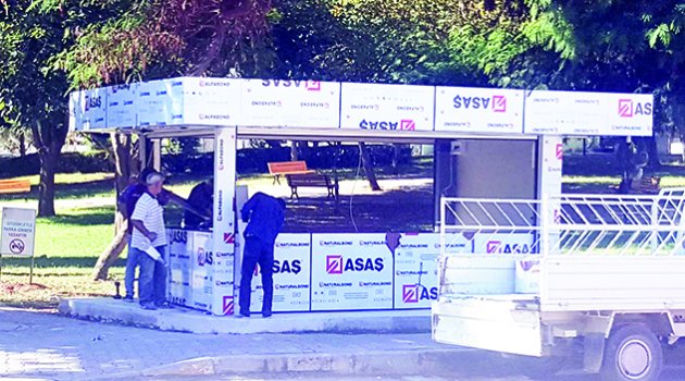 Üç yılda tuvalet yapmadıkları parka üç günde büfeyi diktiler!