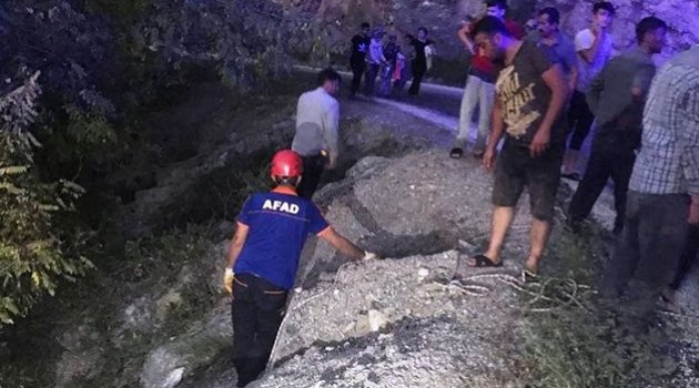 Uçurumdan düşen çocuk kurtarıldı