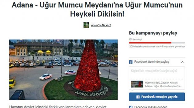 Uğur Mumcu’nun heykelinin dikilmesi için kampanya