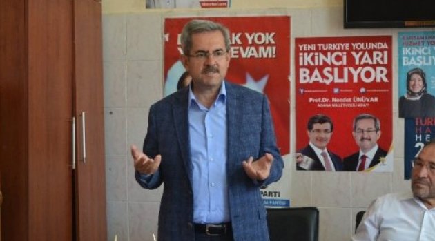 Ünüvar: &quot;AK Parti, milletin hala en büyük umudu&quot;