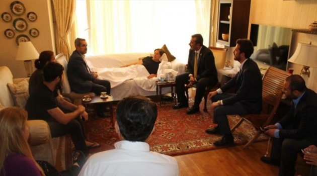 Ünüvar’dan Türkmen’e geçmiş olsun ziyareti