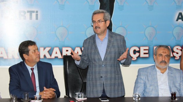 Ünüvar: "Teröre karşı tek ses, tek yürek olmalıyız"