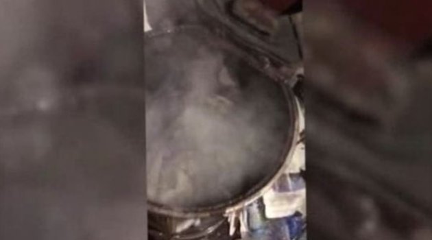 Uyuşturucuyu sobada yakmak istediler yakalandılar