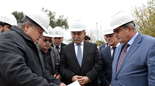 Vali Büyük, ÇKA ve TÜİK inşaatında incelemede bulundu