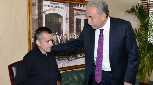 Vali Büyük, engelli eski milli  basketbolcuya sahip çıktı