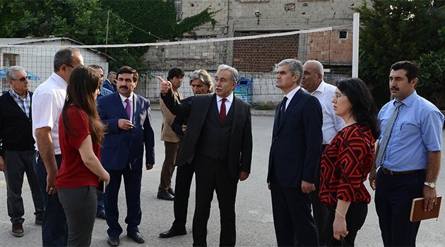 Vali Büyük, okul ve okul inşaatlarını denetledi