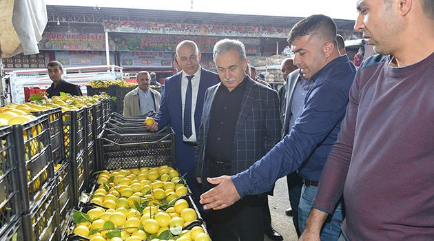 Vali Büyük, otogar ve sebze halini ziyaret etti