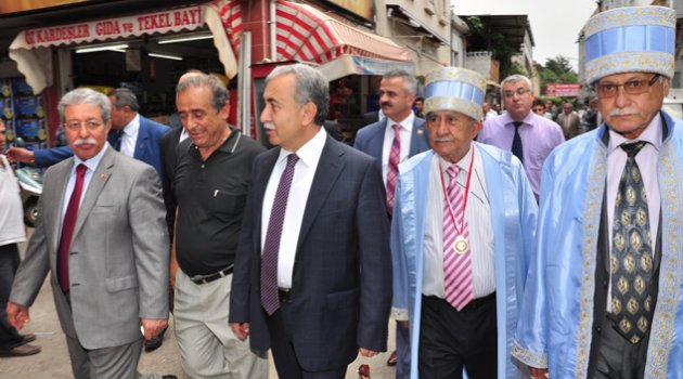 Vali Büyük ve Başkan Barışık, Kazancılar Çarşısı’nda