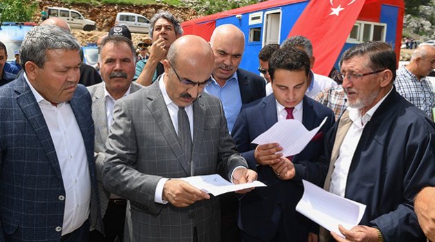 Vali Demirtaş, Kızıldağ’da halkla buluştu
