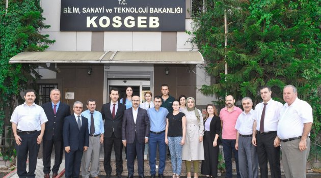 Vali Demirtaş, KOSGEB’de  incelemelerde bulundu
