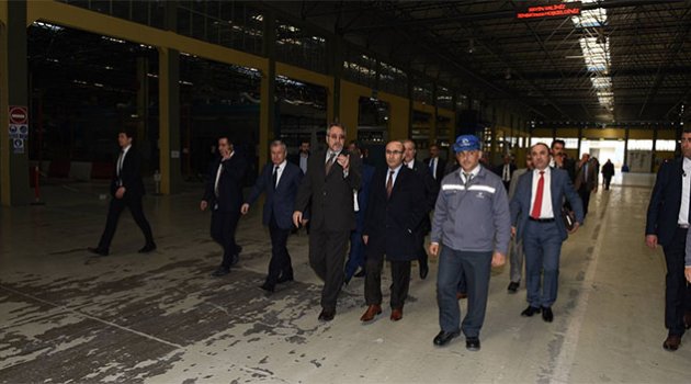 Vali Demirtaş, TEMSA’da incelemede bulundu