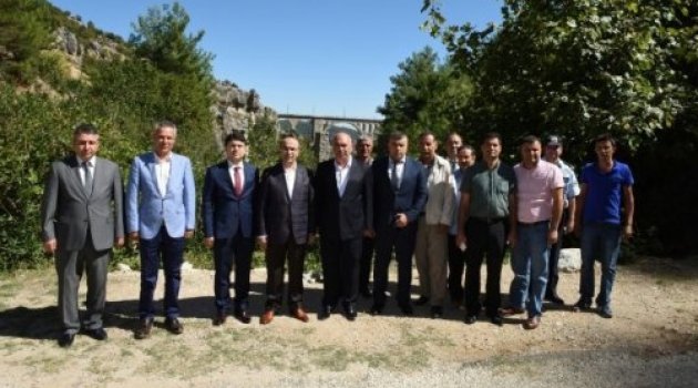 Vali Demirtaş, Varda Köprüsü’nde İncelemelerde Bulundu