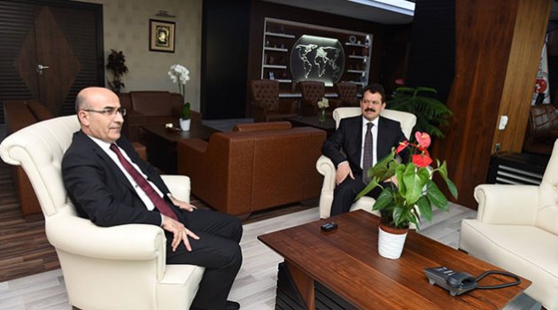Vali Mahmut Demirtaş’tan Cumhuriyet Başsavcısı Ali Yeldan'a ziyaret