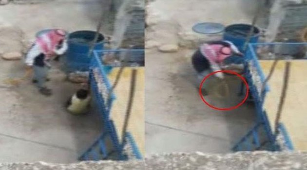 Vicdansız baba çocuğa işkence yaptı