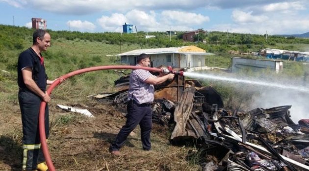 Yalova'da korkutan yangın