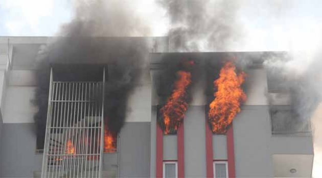 Yangında can pazarı