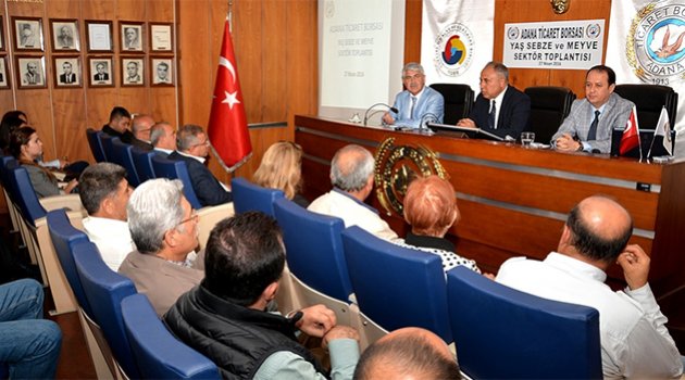 Yaş sebze ve meyve sektör temsilcileri ATB’de toplandı