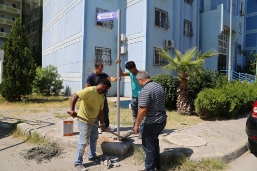 Yavuzlar TOKİ Konutlarında Levha Çalışması